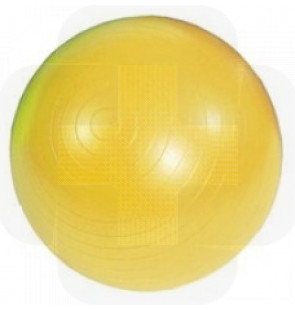 Bola Bobath amarela c/ bomba p/ encher 45 cm - Medical Plus