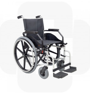 Cadeira de rodas Ibera 45- pneus maciço