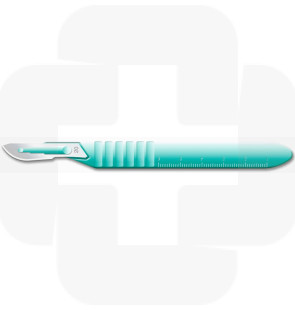 Bisturi descartável nº 20 c/cabo Kiato cx10