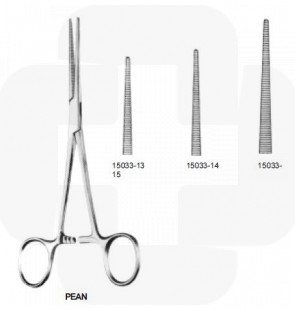 Pinça hemostática Pean com 15cm recta Citel