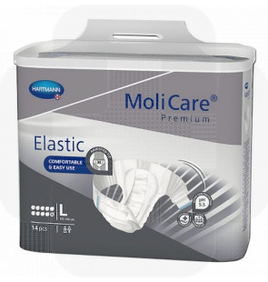 Fralda Molicare Premium Elastic (10G)  tam.L saco 14