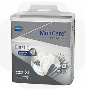 Fralda Molicare Premium Elastic (10G)  tam.XL saco 14