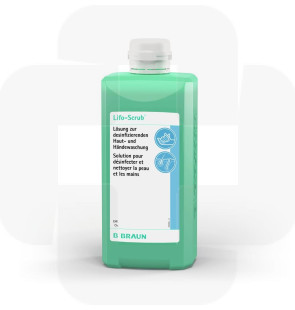Lifo-Scrub antiséptico cutâneo Clorohexidina 4% frasco de 500mL 