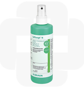 Softasept spray solução alcoólica 250mL