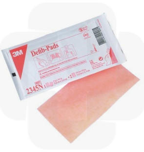 Placa 3M Defib-PADS quadrada 11,4x11,4cm cx100