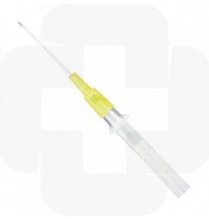 Catéter BD IV periférico 24G 0,7 x 19mm amarelo