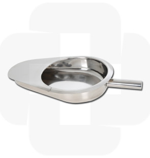 Arrastadeira inox tipo cunha com punho 418x292x85mm