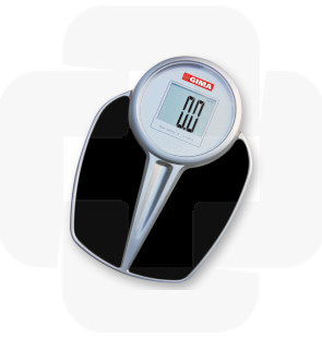 Balança de chão digital c/mostrador grande 100g max:225kg 