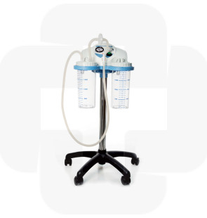 Aspirador de secreções Super Vega com trolley - sucção 2x2 L