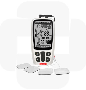 Aparelho eletroestimulador "P16" GIMA-CARE TENS/EMS 2 canais 60 programas 
