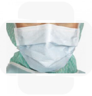 Máscara cirúrgica de uso médico c/ fitas extra proteção Tipo IIR cx 50