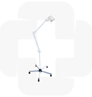 Candeeiro Hyridia com braço de mola e rodas - 7 Leds