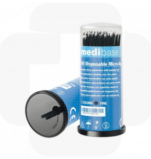 Micro aplicador fino preto Medibase ( 100 )