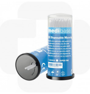 Micro aplicador fino branco Medibase ( 100 )