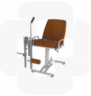 Cadeira Fisioterapia Quadricipede p/exercícios epoxy 965x841x1150mm 