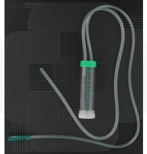 Recipiente p/aspiração de mucosidade 25mL c/tampa e sonda CH16 Vygon