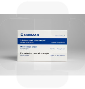 Lâmina de vidro 76x26mm bordos esmerilados cx 100