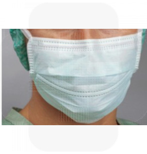Máscara cirúrgica de uso médico c/ fitas extra proteção especial cx 60