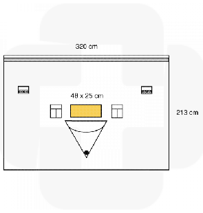 Campo 3M isolamento vertical c/área incisão Ioban 2 e bolsa 320x213cm cx5