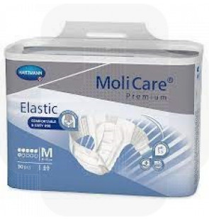 Fralda Molicare Premium Elastic (6G)  tam.M saco 30