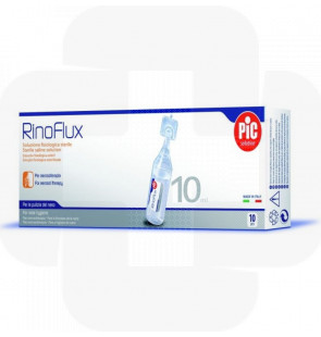 Soro fisiológico PIC RinoFlux 10mL cx 10