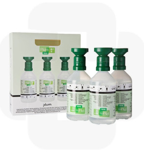 Kit solução para lavagem dos olhos Plum estéril 200+500mL