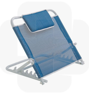 Encosto Confort regulável c/ almofada azul
