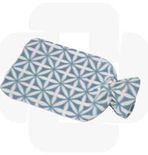 Saco de água quente microfibra bluelight 33x20 cm 2L