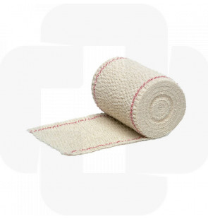 Ligadura elástica crepe estéril 100% algodão 4m x 10cm 