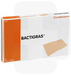 Bactigras 10x10cm cx10