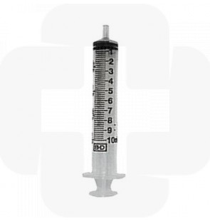 Seringa oral transparente doseadora c/ tampa 10 ml cx 100