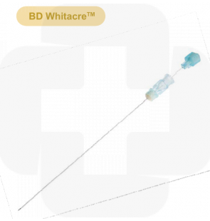 Agulha BD anestesia convencional spinal whitacre 27GA 3.50 IN 0,40x90mm cx25
