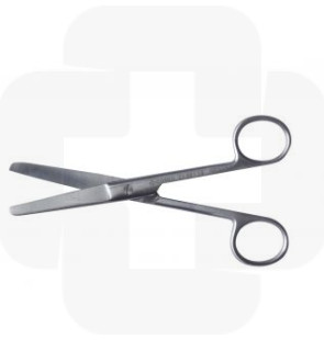 Tesoura reta bicos rombo 11,5 cm