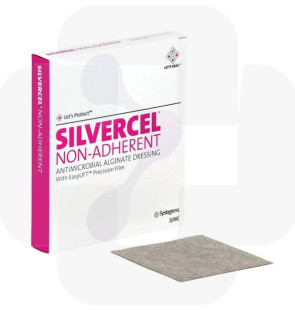 Penso Silvercel de Hidroalginato antimicrobiano c/prata não aderente 5x5cm cx10