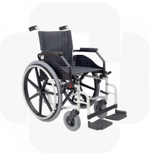 Cadeira de rodas Ibera pneus maciço 