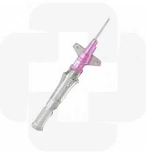 Catéter BD IV periférico 20G W 1,1 x 45mm rosa