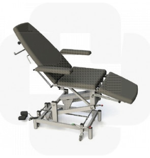 Cadeira Multifunções elétrica c/ rodas retráteis e suporte de rolo