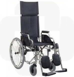 Cadeira de rodas Ibera cama preta 41 Ra Pn-50