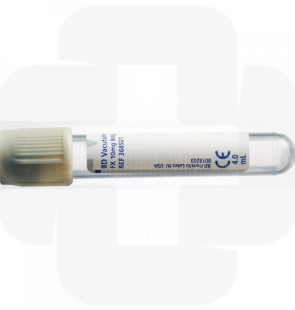 Tubo BD Vacutainer Fluoreto de Sódio (2,5mg/ml ) e Oxalato de Potássio (2,0 mg/ml) 4.0 ml  13 x75 mm cx 100