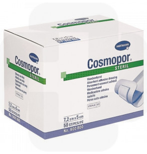 Cosmopor Steril 7.2 x 5cm cx10 