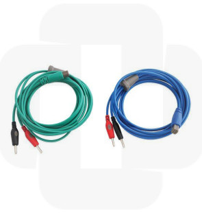 Conjunto cabos paciente intelect mob.stim 2 (azul/verde)