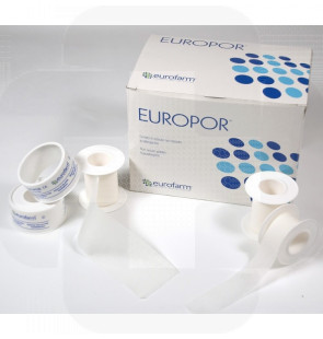 Adesivo papel Europor 1,25cmx5mt