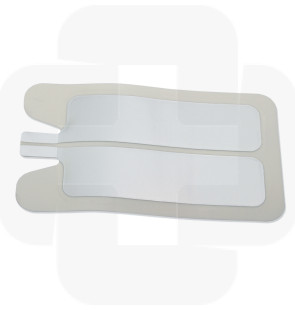 Placa de gel p/electrobisturi adulto 202x101mm cx25