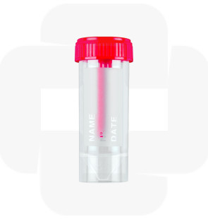 Contentor fezes e expetoração 30mL c/colher estéril