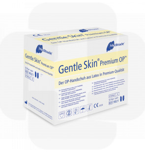 Luva cirúrgica látex Gentle Skin Premium s/pó nº 7,5 cx50