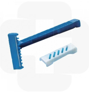 Lâmina descartável simples esterilizada Dahlhausen cx200 (tipo Gilette)