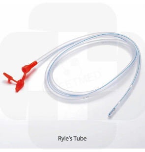 Sonda nasogástrica tipo Ryle´s - curto prazo, em PVC ou PU flexível - CH16 125cm