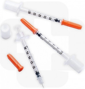 Seringa BD Micro-fine0,5 mL c/agulha 0,33x12,7mm 29G (escala 50) cx100