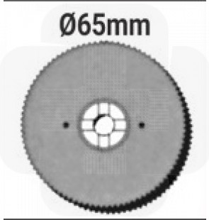 Lâmina Titânio 65mm gesso sintético