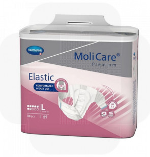 Fralda Molicare Premium Elastic (7G)  tam.L saco 30